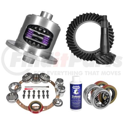 Yukon YGK2320 Kit contains a ring and pinion set, positraction unit, and installation parts
