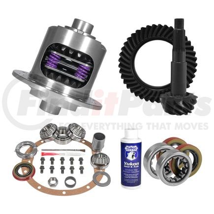 Yukon YGK2328 Kit contains a ring and pinion set, positraction unit, and installation parts