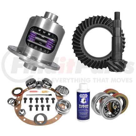 Yukon YGK2335 Kit contains a ring and pinion set; positraction unit; and installation parts