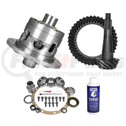 Yukon YGK2346 Kit contains a ring and pinion set; positraction unit; and installation parts