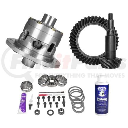 Yukon YGK2349 Kit contains a ring and pinion set; positraction unit; and installation parts