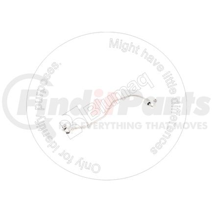 Blumaq 7M-4332 Fuel Injector Line - 12" Long, No. 2 Cylinder