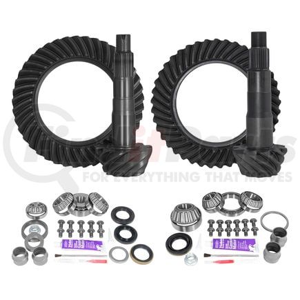Yukon YGKT008-456LOC-3 Ring & Pinion Gear Kit Package Front & Rear with Install Kits - Toyota 8.2/8"IFS