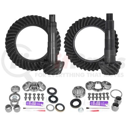 Yukon YGKT008-456LOC-4 Ring/Pinion Gear Kit Package Front/Rear with Install Kits-Toyota 8.2/8in.IFS