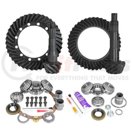 Yukon YGKT009-488 Ring/Pinion Gear Kit Package Front/Rear with Install Kits-Toyota 9.5/8R