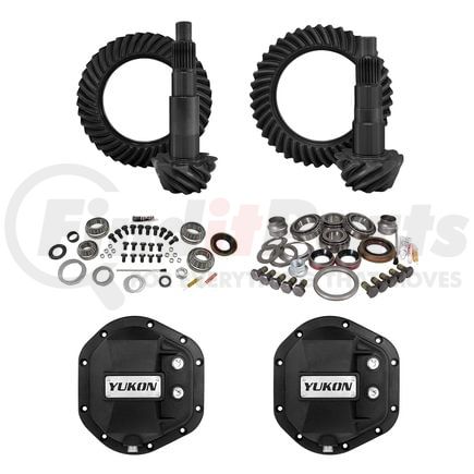 Yukon YGK015STG2 Yukon Stage 2 Re-Gear Kit upgrades front and rear diffs, incl diff covers