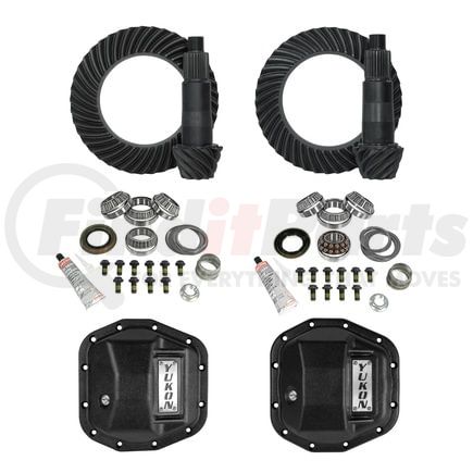 Yukon YGK065STG2 Yukon Stage 2 Re-Gear Kit upgrades front and rear diffs; incl diff covers