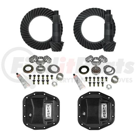 Yukon YGK067STG2 Yukon Stage 2 Re-Gear Kit upgrades front and rear diffs; incl diff covers