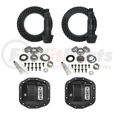 Yukon YGK075STG2 Yukon Stage 2 Re-Gear Kit upgrades front and rear diffs, incl diff covers