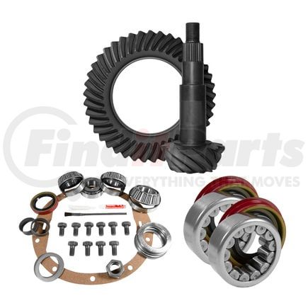 Yukon YGK2013 8.5" GM 4.11 Rear Ring & Pinion, Install Kit, Axle Bearings, 1.625" Case Journal