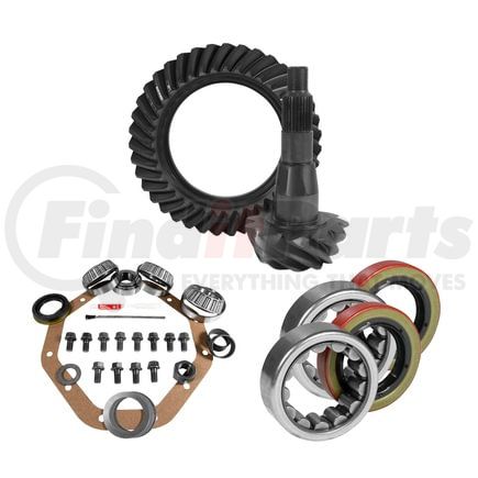 Yukon YGK2070 9.25" CHY 3.21 Rear Ring & Pinion, Install Kit, 1.62" ID Axle Bearings & Seal