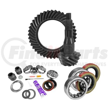 Yukon YGK2089 9.75" Ford 3.73 Rear Ring & Pinion, Install Kit, 2.53" OD Axle Bearings & Seal