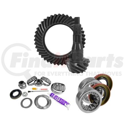 Yukon YGK2100 9.75" Ford 3.55 Rear Ring & Pinion, Install Kit, Axle Bearings & Seal
