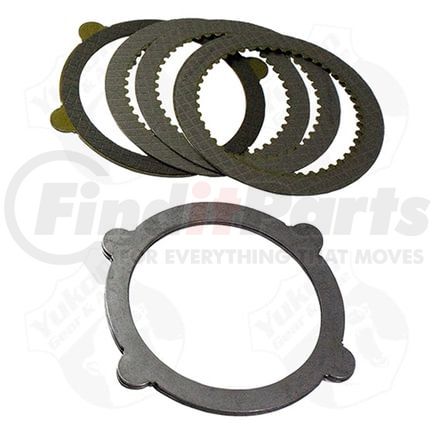 Yukon YPKF9-PC-L 8" & 9" Ford 4-Tab Clutch kit with 9 pieces