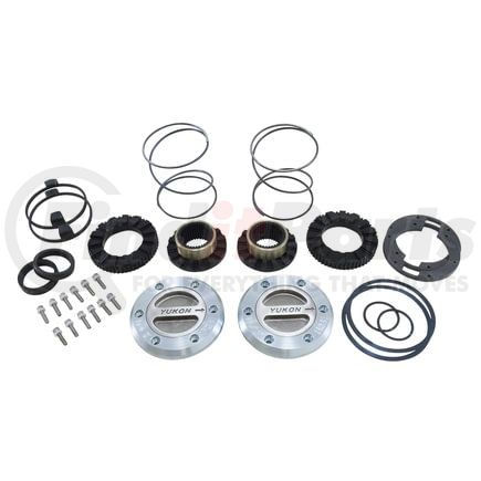 Yukon YHC70002 Yukon Hardcore Locking Hub Set Dana 60 35-Spline 1999-2004 Ford