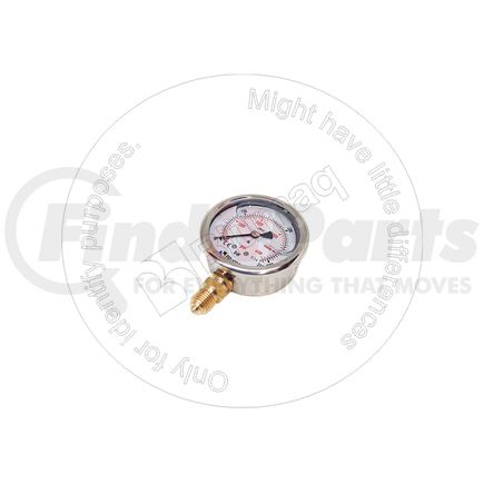 Blumaq 8T-0859 Air Pressure Gauge - Dual Scale, 2.795" OD, 0 - 25000 kPa and 0 - 3600 PSI