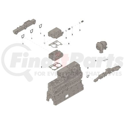 Cummins 4089370 Engine Cylinder Head Gasket Set