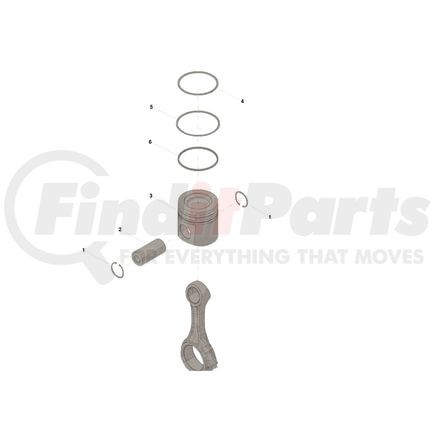 Cummins 4089898 Engine Piston Kit