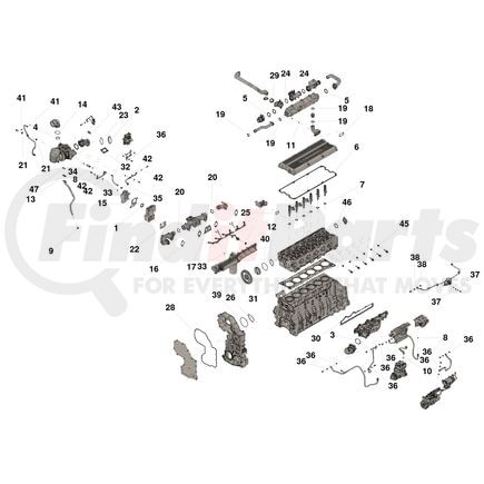 Cummins 4376104 Engine Gasket Set - Upper