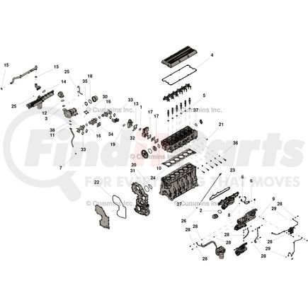 Cummins 4376339 Engine Gasket Set
