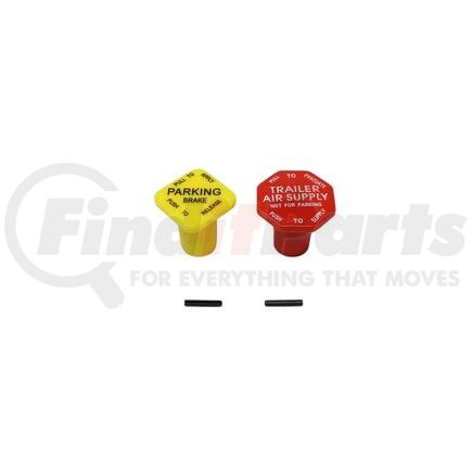 Automann 170.12745 Knob Kit, Red and Yellow