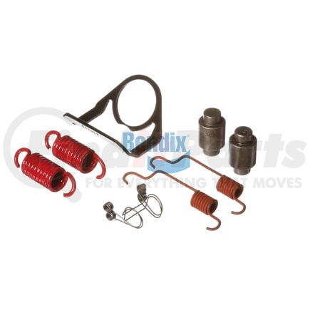 Bendix K102355 Drum Brake Hardware Kit - Roller and Spring Kit for Heavy Duty Trucks