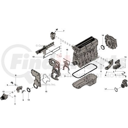 Cummins 4955591 Engine Gasket Set