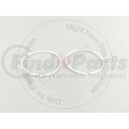 Blumaq 8M-7437 Multi-Purpose Seal Ring - 133.55 mm. ID, 144.48 mm. OD, Plastic-Glass Filled