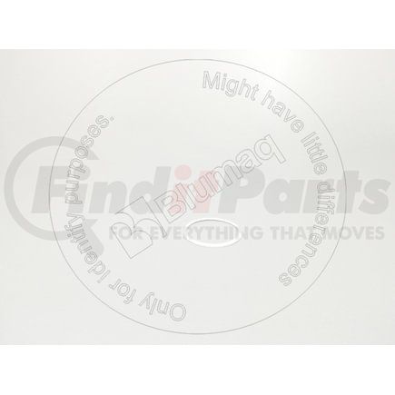 Blumaq 9S-6914 Multi-Purpose Seal Ring - Plastic, 97.028 mm. OD, Internal Seal Type