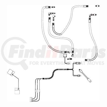 Muncie Power Products 48TK5472 Power Take Off (PTO) Air Shift Cylinder Installation Kit