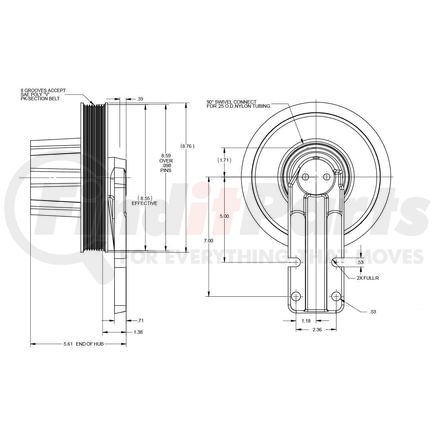 Kit Masters 010019574X Kysor-Style Hub - Remanufactured