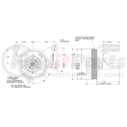 Kit Masters 010018953X Kysor-Style Hub - Remanufactured