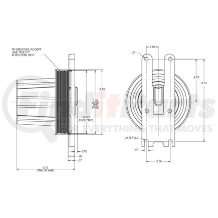 Kit Masters 010020079X Kysor-Style Hub - Remanufactured