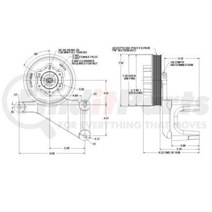 Kit Masters 010020392X Kysor-Style Hub - Remanufactured