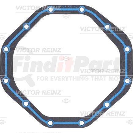 Dana 712006400 Differential Cover Gasket - CHRYSLER 9.25 in., Black, 12-Bolt Holes