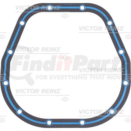 Dana 712006500 Differential Cover Gasket - FORD 10.25 in., Black, 12-Bolt Holes