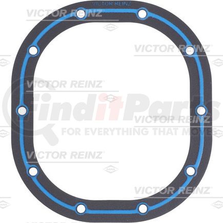 Dana 712006700 Differential Cover Gasket - FORD 7.5 in., Black, 10-Bolt Holes