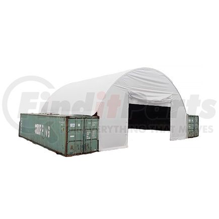 World American AG03-0014 Tarp - Wall Container Shelter Only, 26 ft. W, White 21 oz, PVC