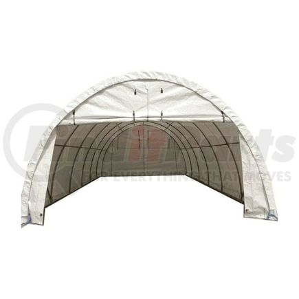 World American AG03-0010 Tent - Hay Storage Building, 20' W x 30' L x 12' H, Single Truss Hoop