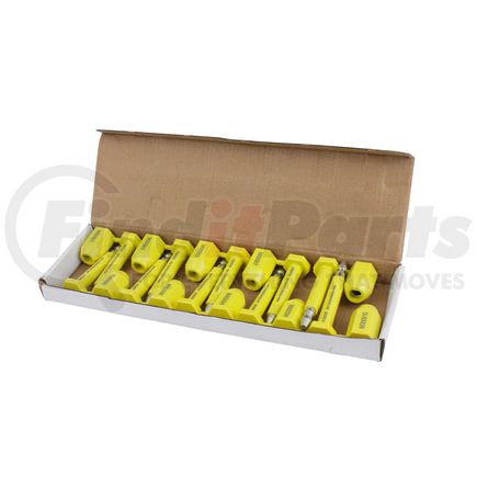 World American CN01-0007 Container Bolt Seal - 10 Pieces, Yellow, ISO17712