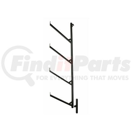 World American CN04-0005 Cargo Rack - Black, 18" L x 64" H, 4 Tier, for Pipe