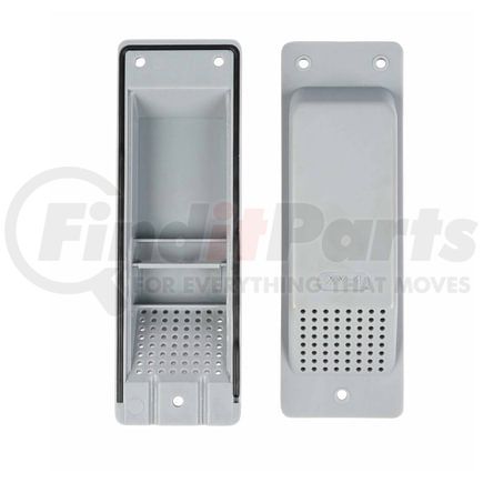 World American CN05-0007 Multi-Purpose Vent - 8", Gray, Cross Flow, for Shipping Container