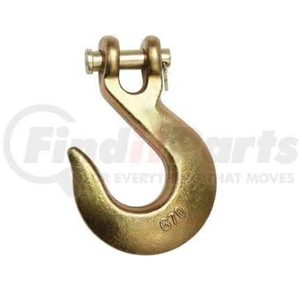 World American CS10-4003 Clevis Slip Hook - Gold Chromate, 5/16", G70, 4,700 lbs. WLL