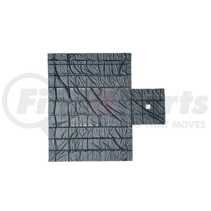 World American CS16-3000 Lumber Tarp - 24' x 27', Black, Combination, 18oz/14oz, with 8' Drop
