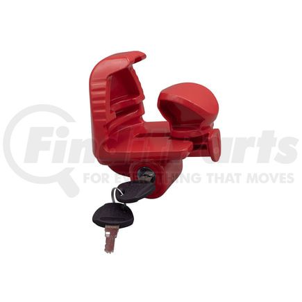 World American FW01-0001 Trailer Hitch Coupler Lock - Red, Heavy Duty, Universal