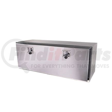 World American TA08-0007 Trailer Tool Box - 18" H x 18" D x 48" W, with Mirror Finish Door