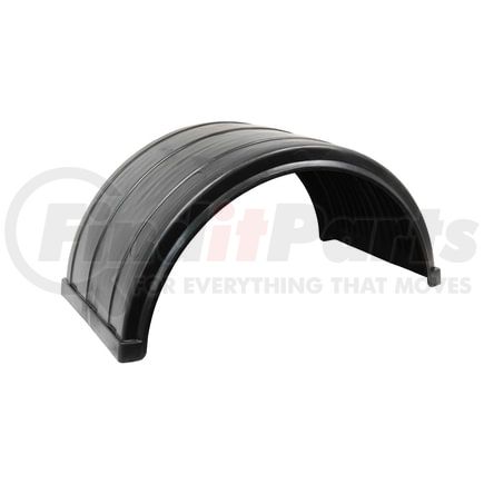 World American WA128-5145 Fender - 24.5" Diameter, Black, Poly, Ribbed