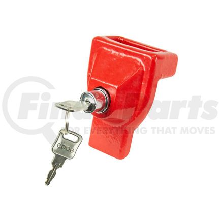 World American WA12-5158 Gladhand Lock - Red Service, Aluminum