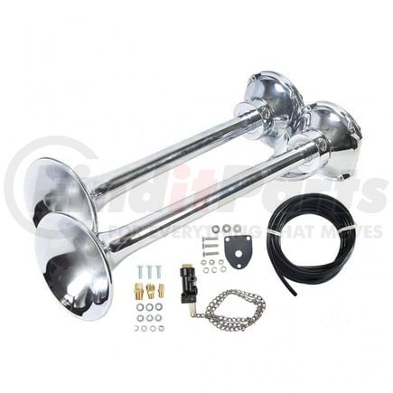 PAI 451630 Air Horn Kit - 15-1/4in Long Horn 13-1/4in Short Horn 4in Bell