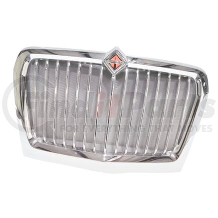 International 4136523C92 Grille Assembly - Chrome, Navistar Compatible